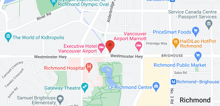 map of 502 7371 WESTMINSTER HIGHWAY